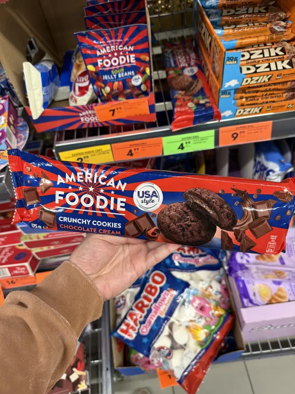 American Foodie Crunchy Cookies Chocolate Cream | 175g