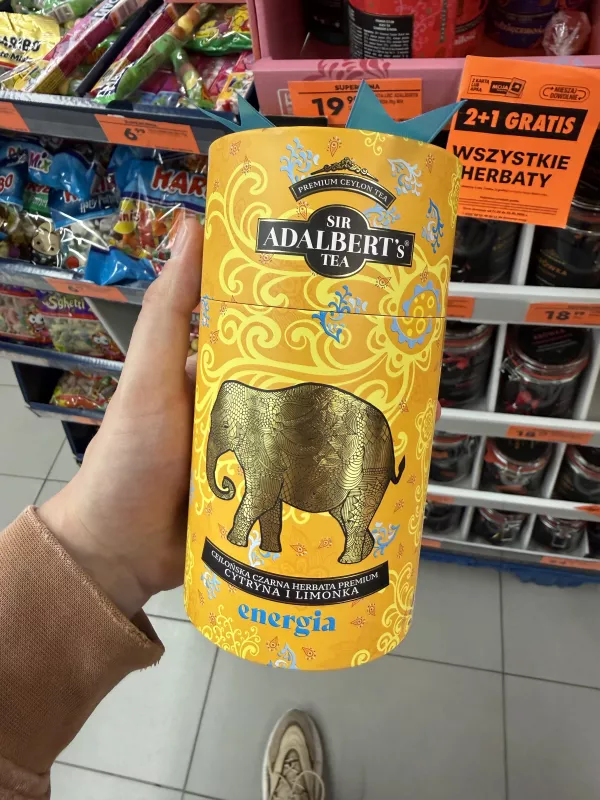 Sir Adalbert’s Tea Energia cejlońska czarna herbata cytryna i limonka | 80g