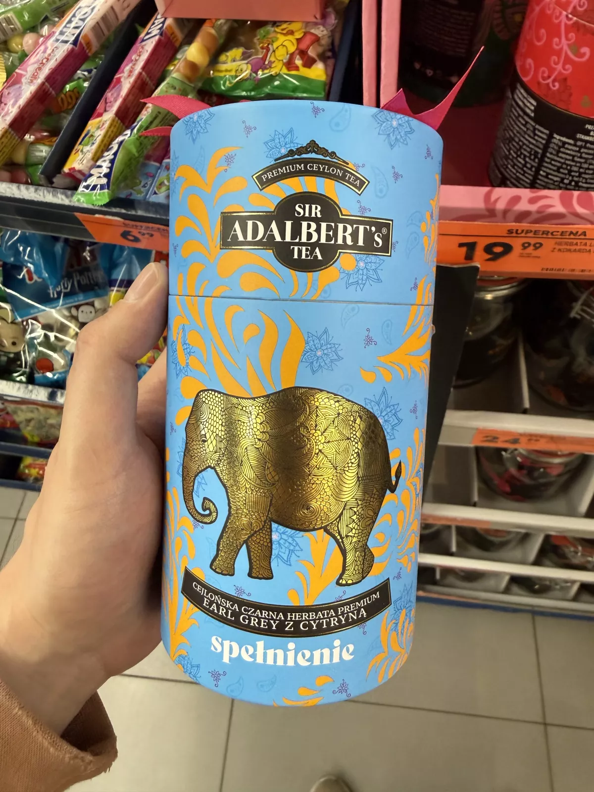 Sir Adalbert’s Tea Spełnienie cejlońska czarna herbata Earl Grey z cytryną | 80g