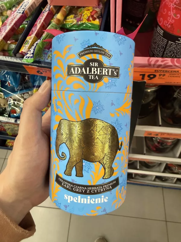 Sir Adalbert’s Tea Spełnienie cejlońska czarna herbata Earl Grey z cytryną | 80g