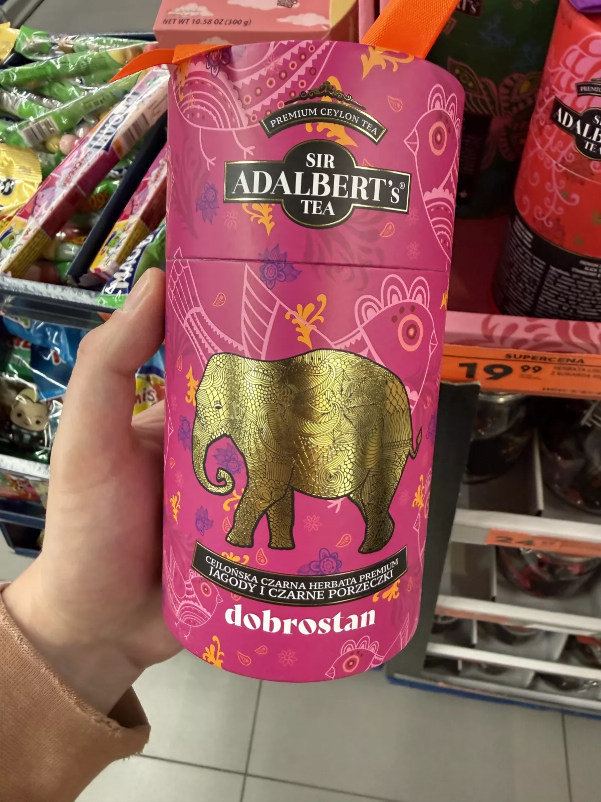 Sir Adalbert’s Tea Dobrostan cejlońska czarna herbata premium jagody i czarne porzeczki | 80g