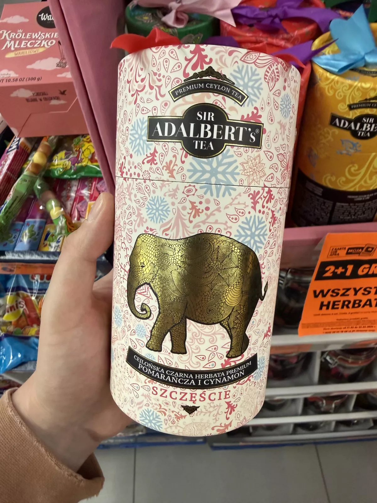 Sir Adalbert’s Tea Szczęście cejlońska czarna herbata premium pomarańcza i cynamon | 60g