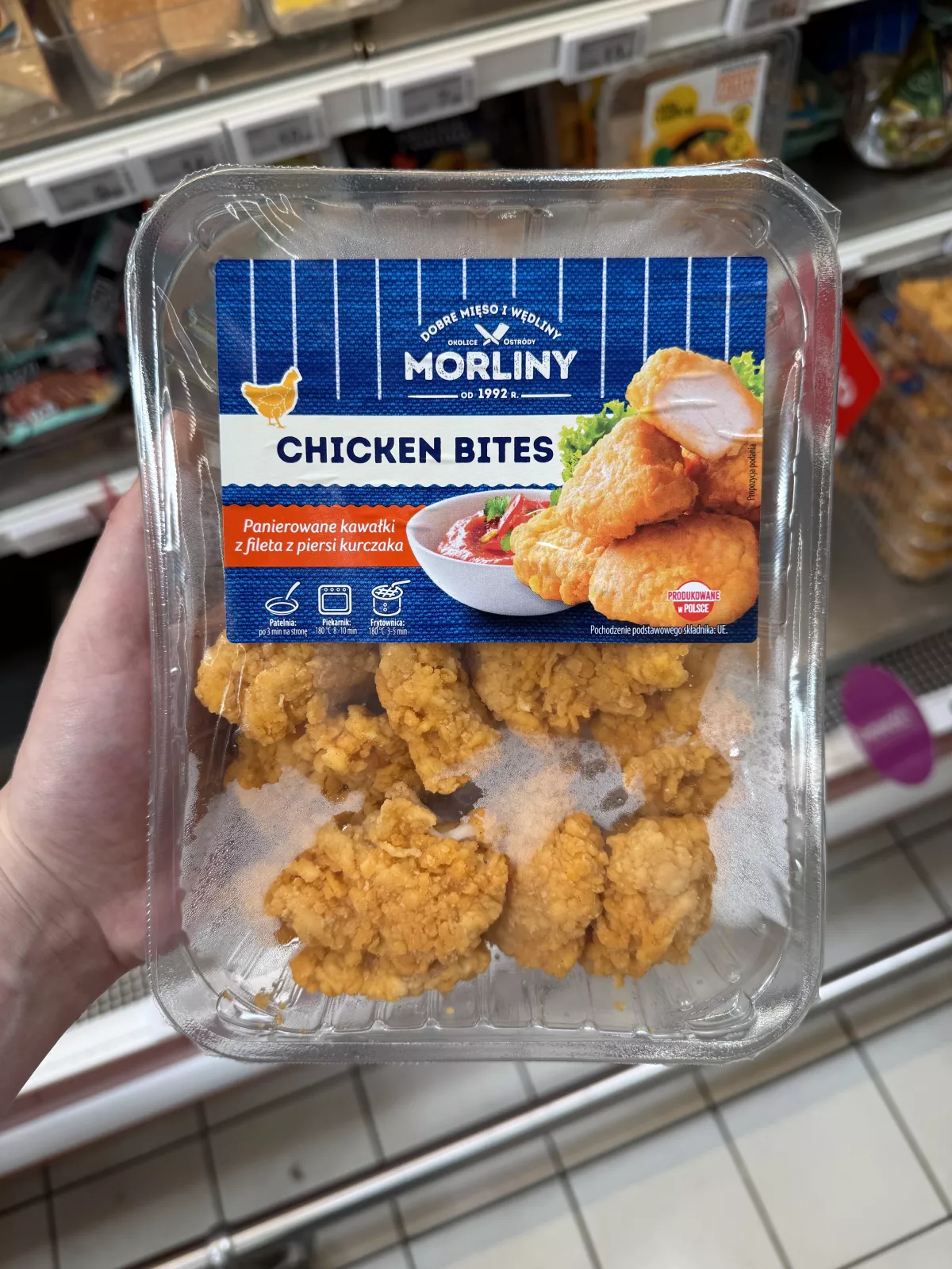 Morliny Chicken Bites / Panierowane kawałki z fileta z piersi kurczaka | 400g