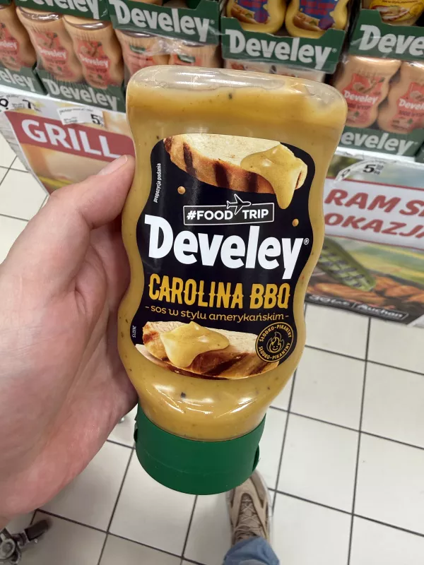 Develey Food Trip Carolina BBQ sos w stylu amerykańskim | 315ml / 358g
