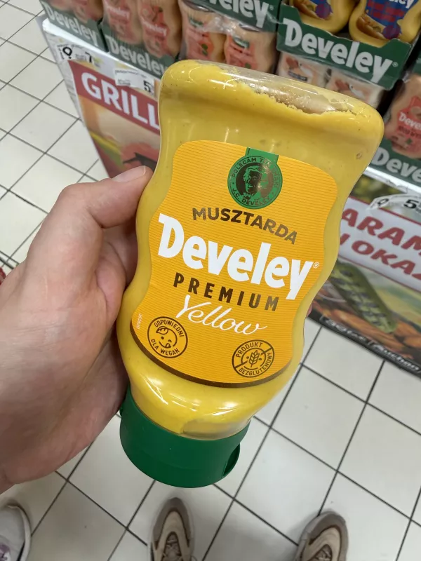 Develey Musztarda Premium Yellow | 315ml / 328g