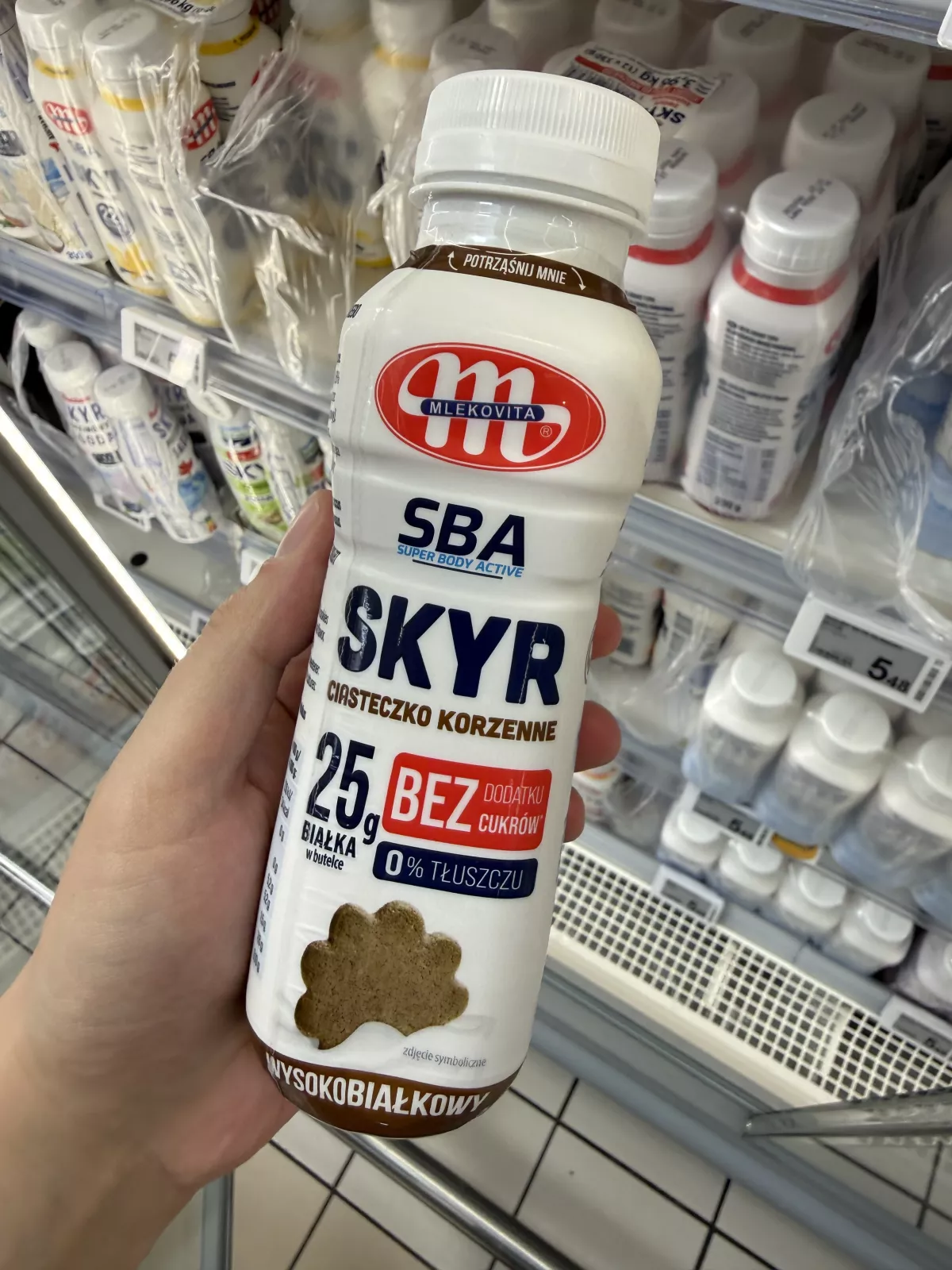 Mlekovita SBA Super Body Active Skyr Ciasteczko Korzenne | 330g