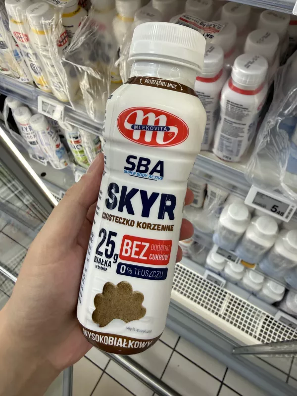 Mlekovita SBA Super Body Active Skyr Ciasteczko Korzenne | 330g