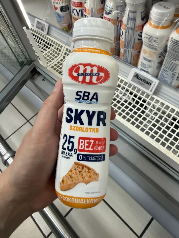 Mlekovita SBA Super Body Active Skyr Szarlotka | 330g