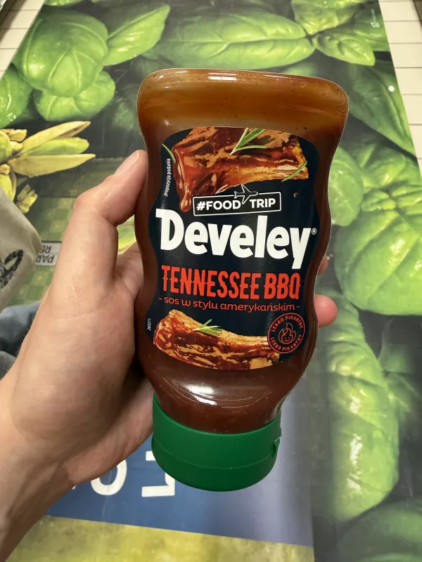 Develey Food Trip Tennessee BBQ sos w stylu amerykańskim | 300ml