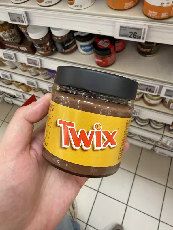 Twix krem kakaowo-karmelowy z kawałkami ciasteczek | 200g