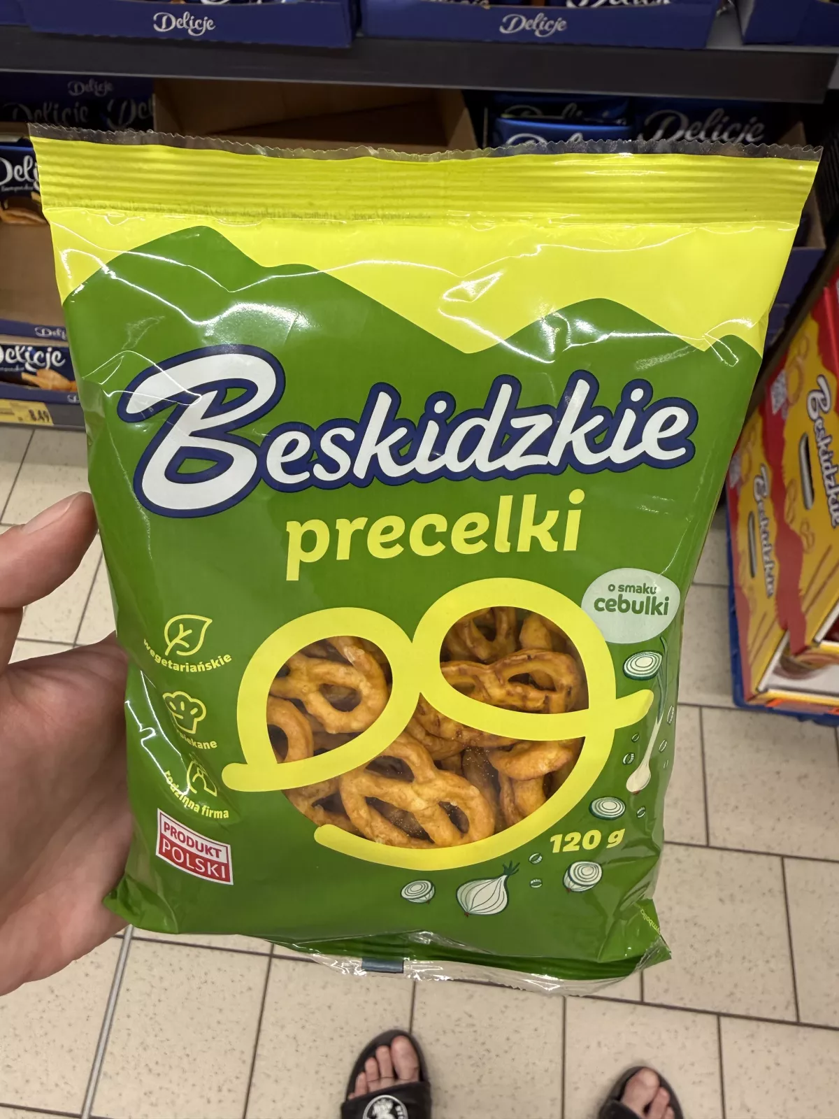 Beskidzkie Precelki o smaku cebulki | 120g