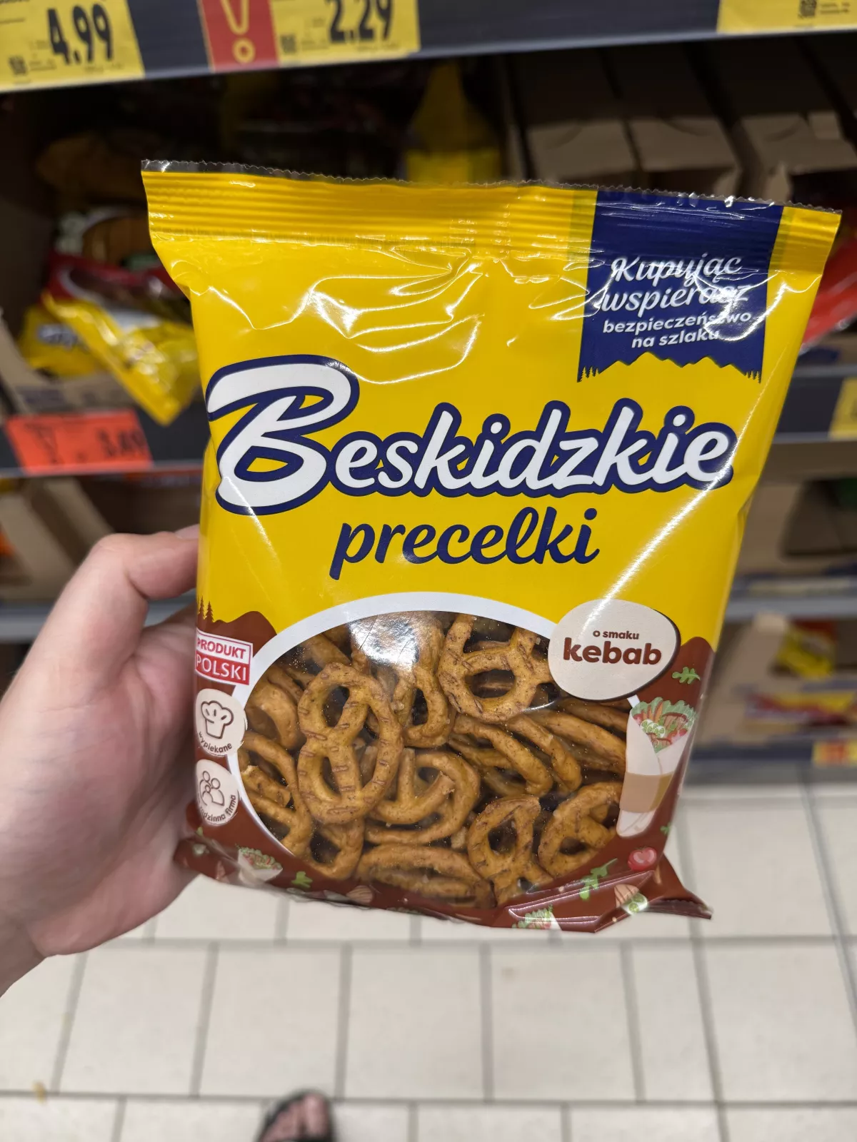 Beskidzkie Precelki o smaku kebab | 120g