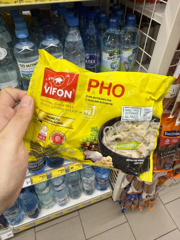 Vifon PHO zupa błyskawiczna z nudlami ryżowymi łagodna | 60g