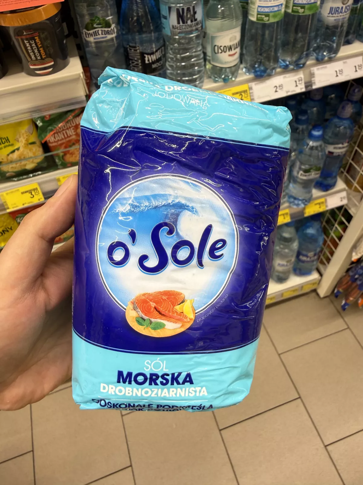 o’Sole Sól morska drobnoziarnista jodowana | 1kg