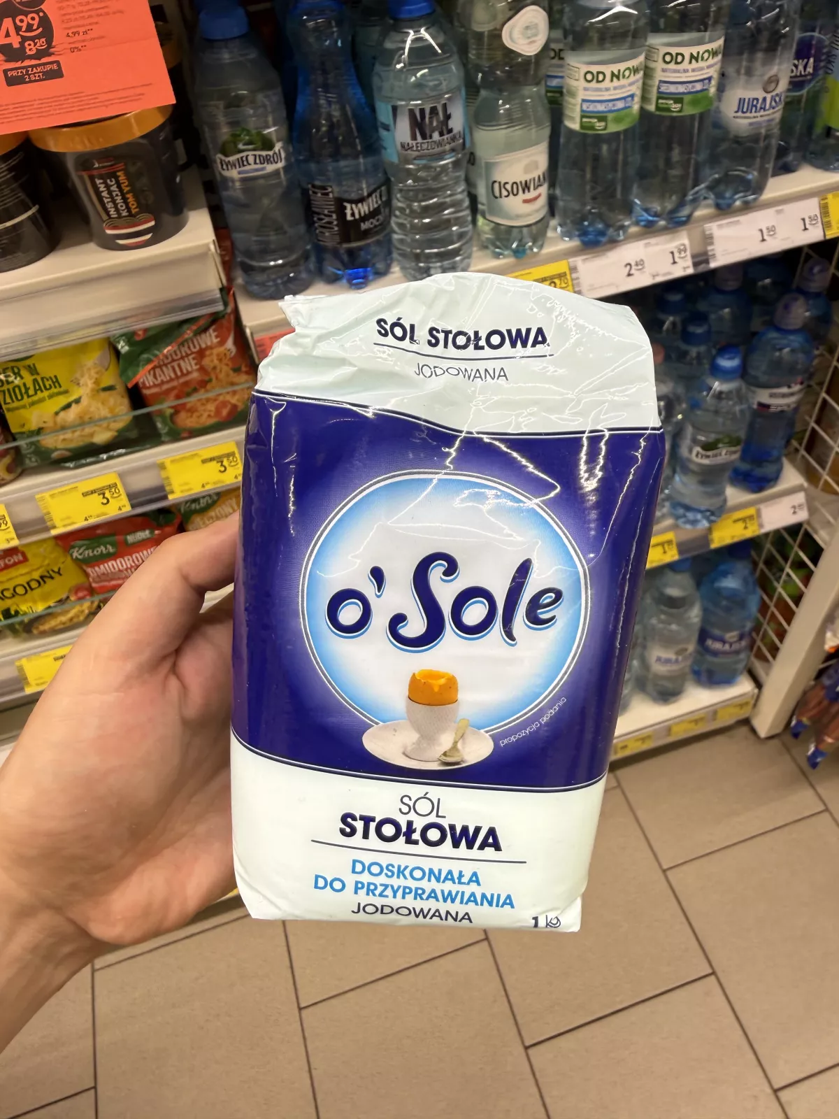 o’Sole Sól stołowa jodowana | 1kg