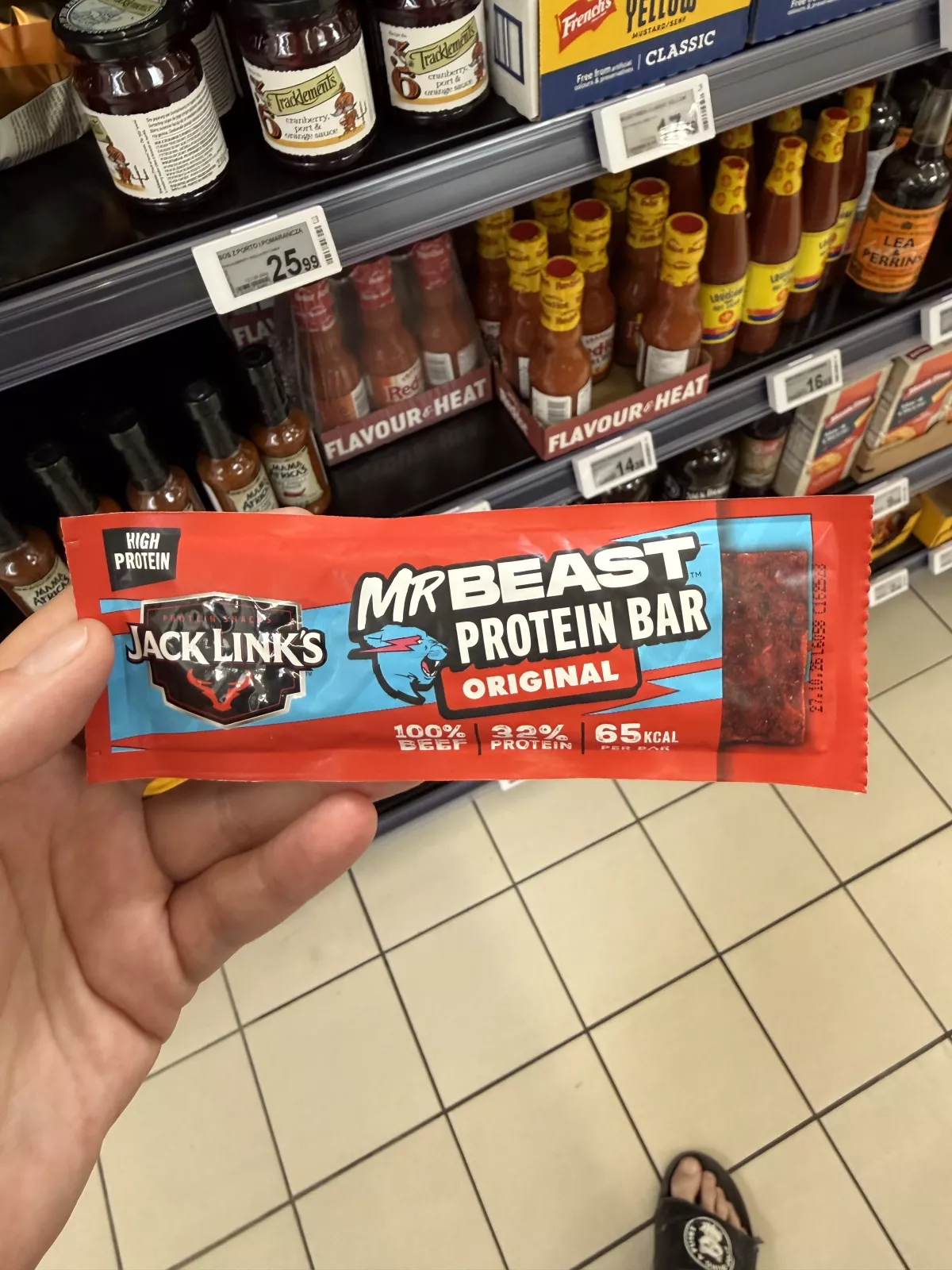 Jack Link’s MrBeast Protein Bar Original / Baton wołowy | 22,5g