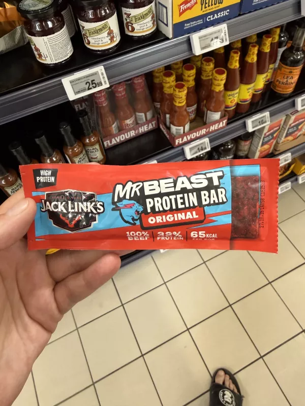 Jack Link’s MrBeast Protein Bar Original / Baton wołowy | 22,5g