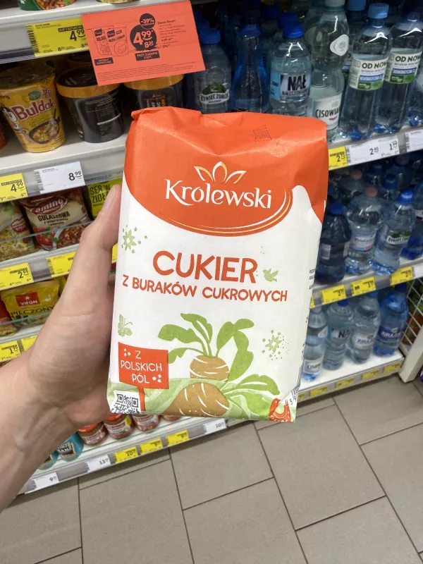 Królewski Cukier biały z buraków cukrowych | 1kg