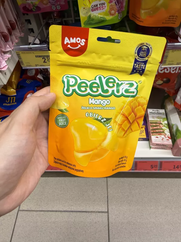 Amos Peelerz Mango / Żelki o smaku mango | 65g