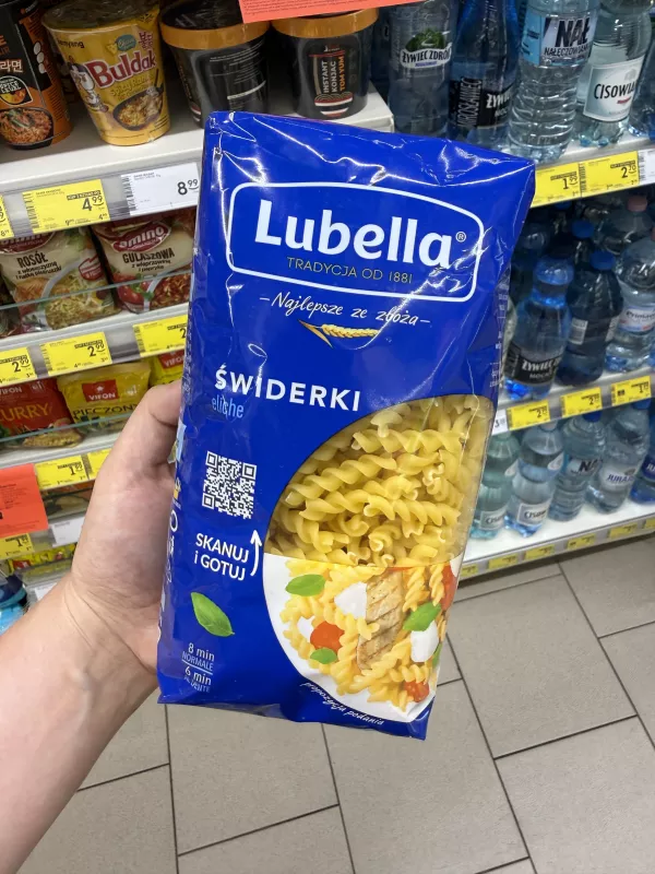 Lubella Makaron Świderki | 400g
