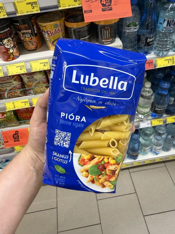 Lubella Makaron Pióra Penne Rigate | 400g