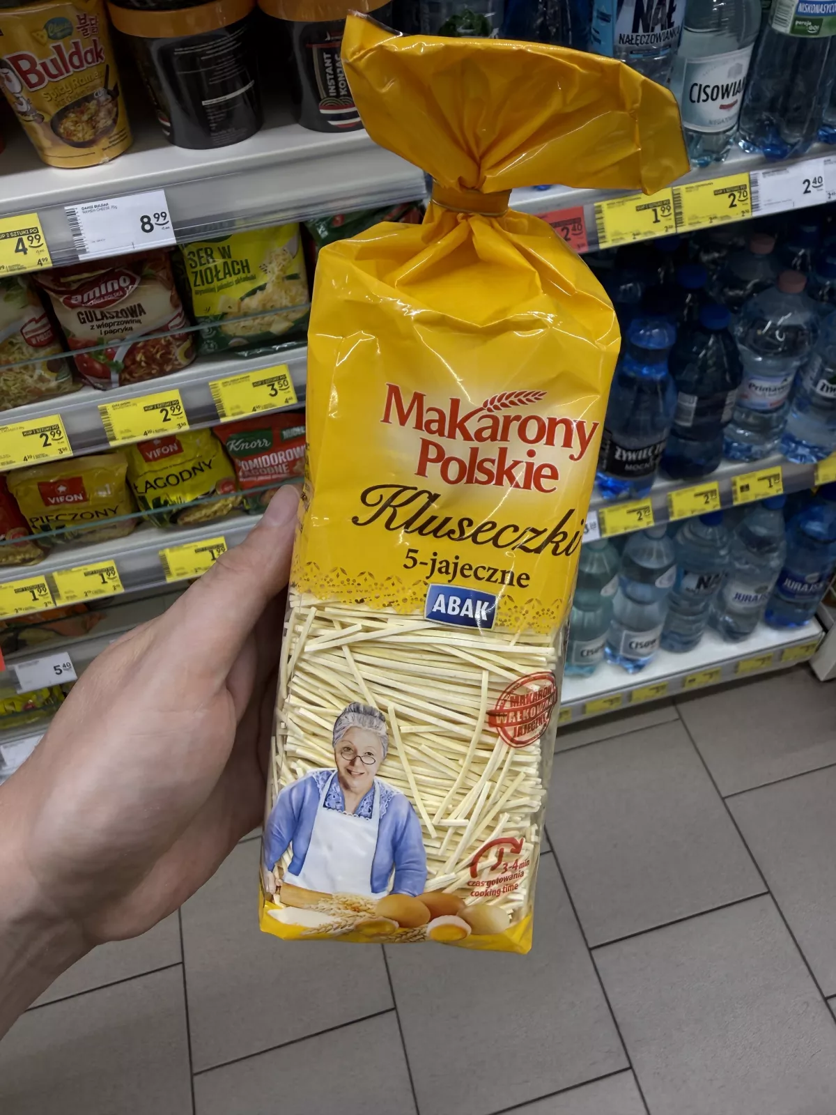 Makarony Polskie Kluseczki 5-jajeczne Abak | 250g