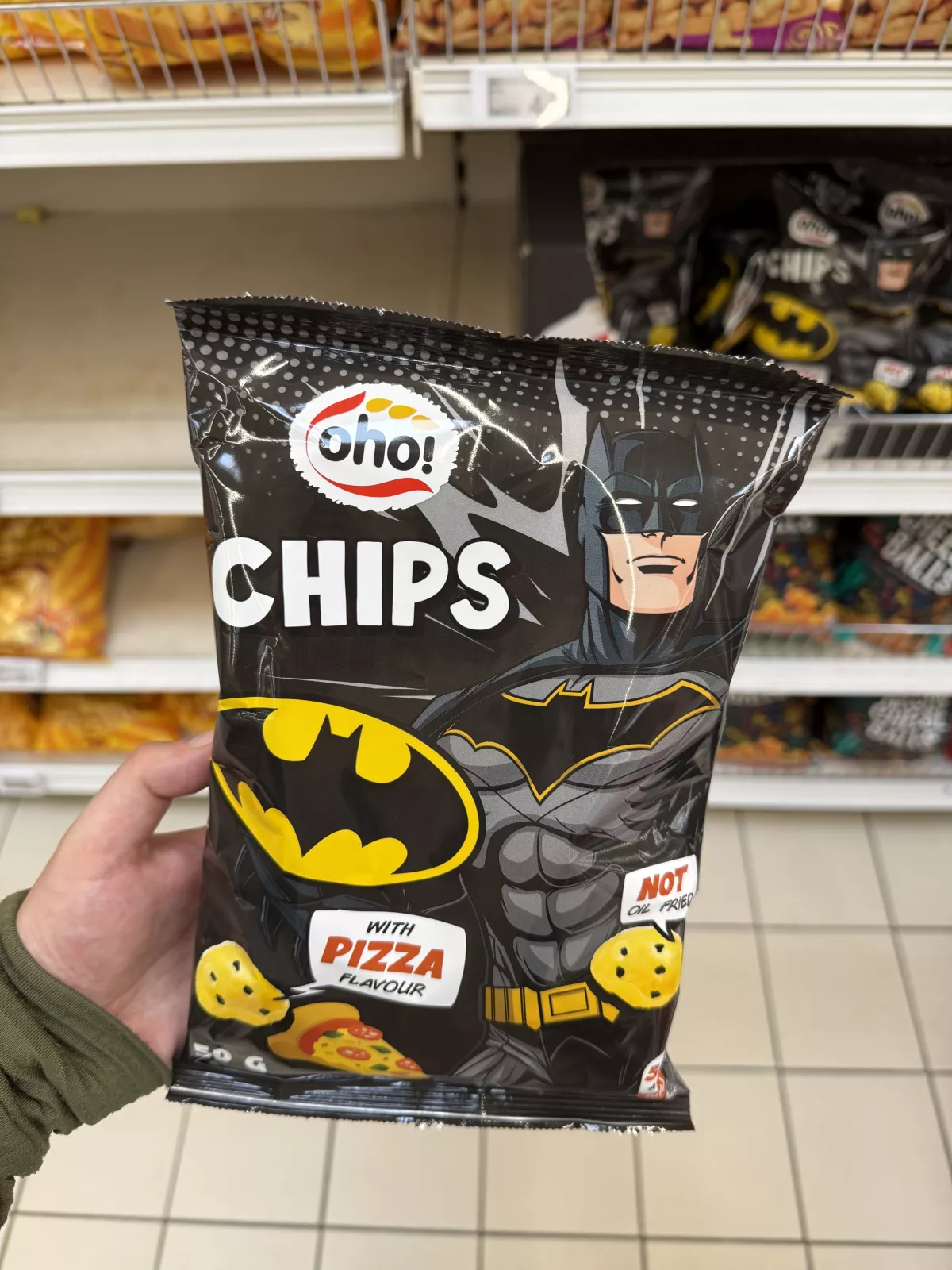 OHO Chips Batman with Pizza Flavour | 50g