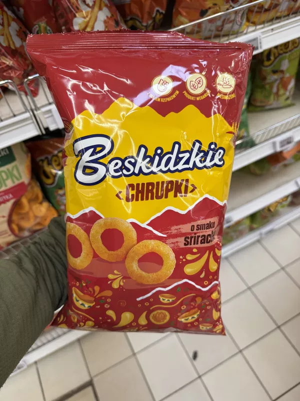 Beskidzkie Chrupki o smaku srirachy | 85g