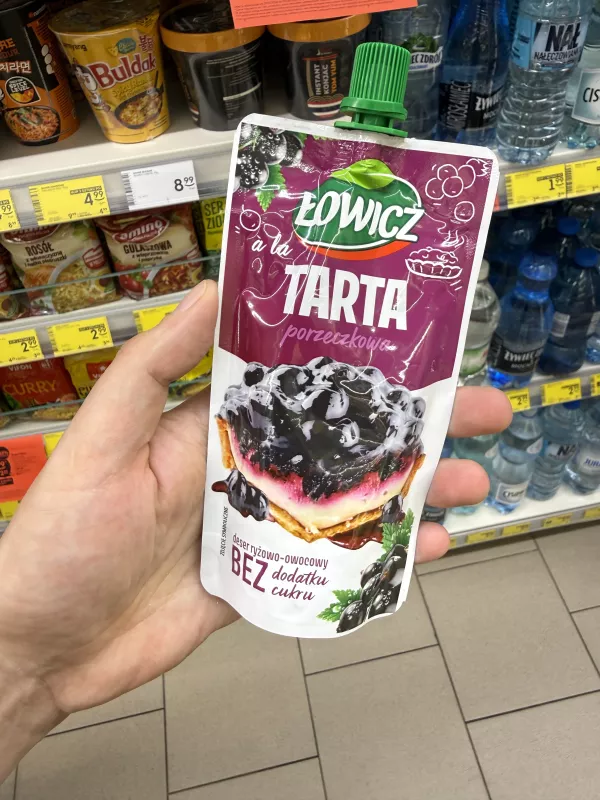 Łowicz à la Tarta porzeczkowa Deser ryżowo-owocowy | 100g
