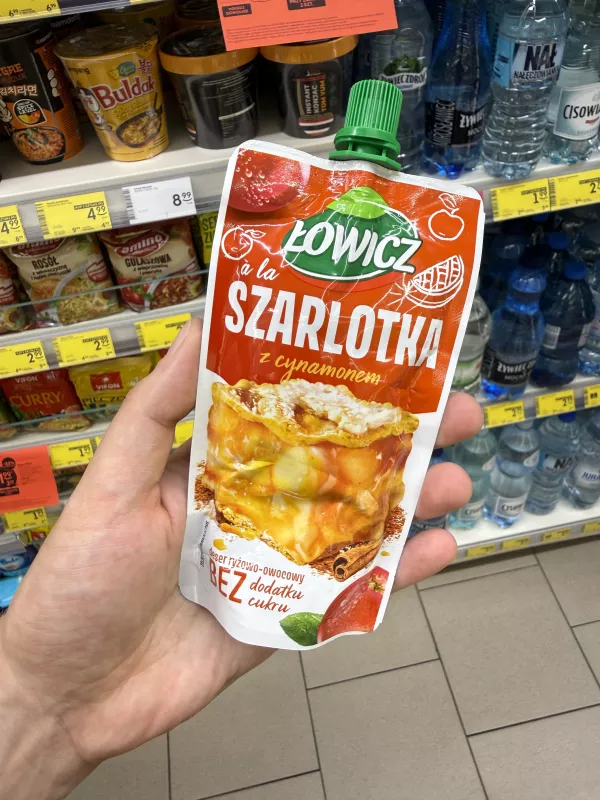 Łowicz à la Szarlotka z cynamonem Deser ryżowo-owocowy | 100g