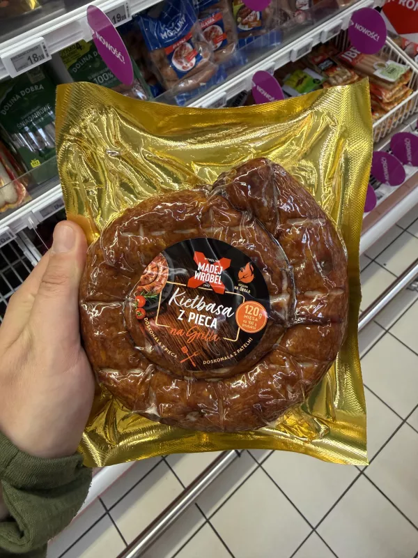 Madej Wróbel Kiełbasa z pieca na grilla | 300g