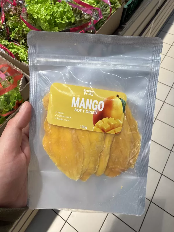 Smart Fruits Mango Soft Dried / Mango suszone miękkie | 100g