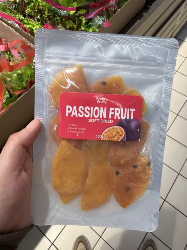 Smart Fruits Passion Fruit / Marakuja suszona miękka | 100g
