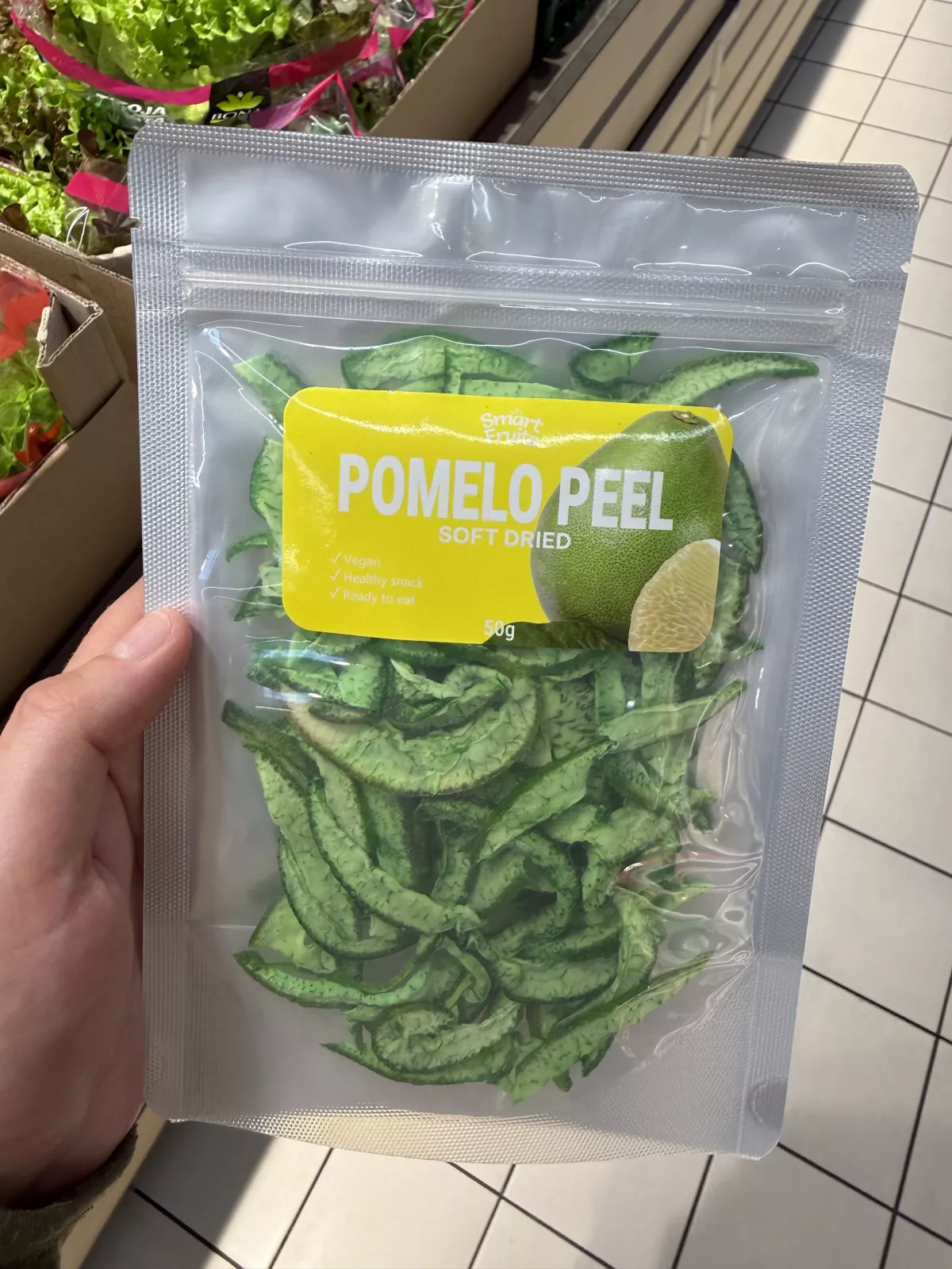 Smart Fruits Pomelo Peel Soft Dried / Pomelo, skórki suszone, miękkie | 50g