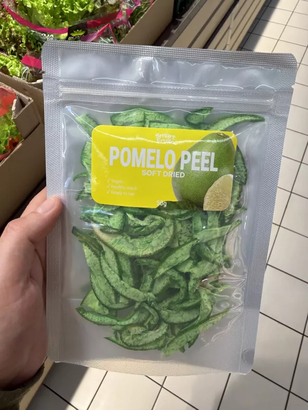 Smart Fruits Pomelo Peel Soft Dried / Pomelo, skórki suszone, miękkie | 50g