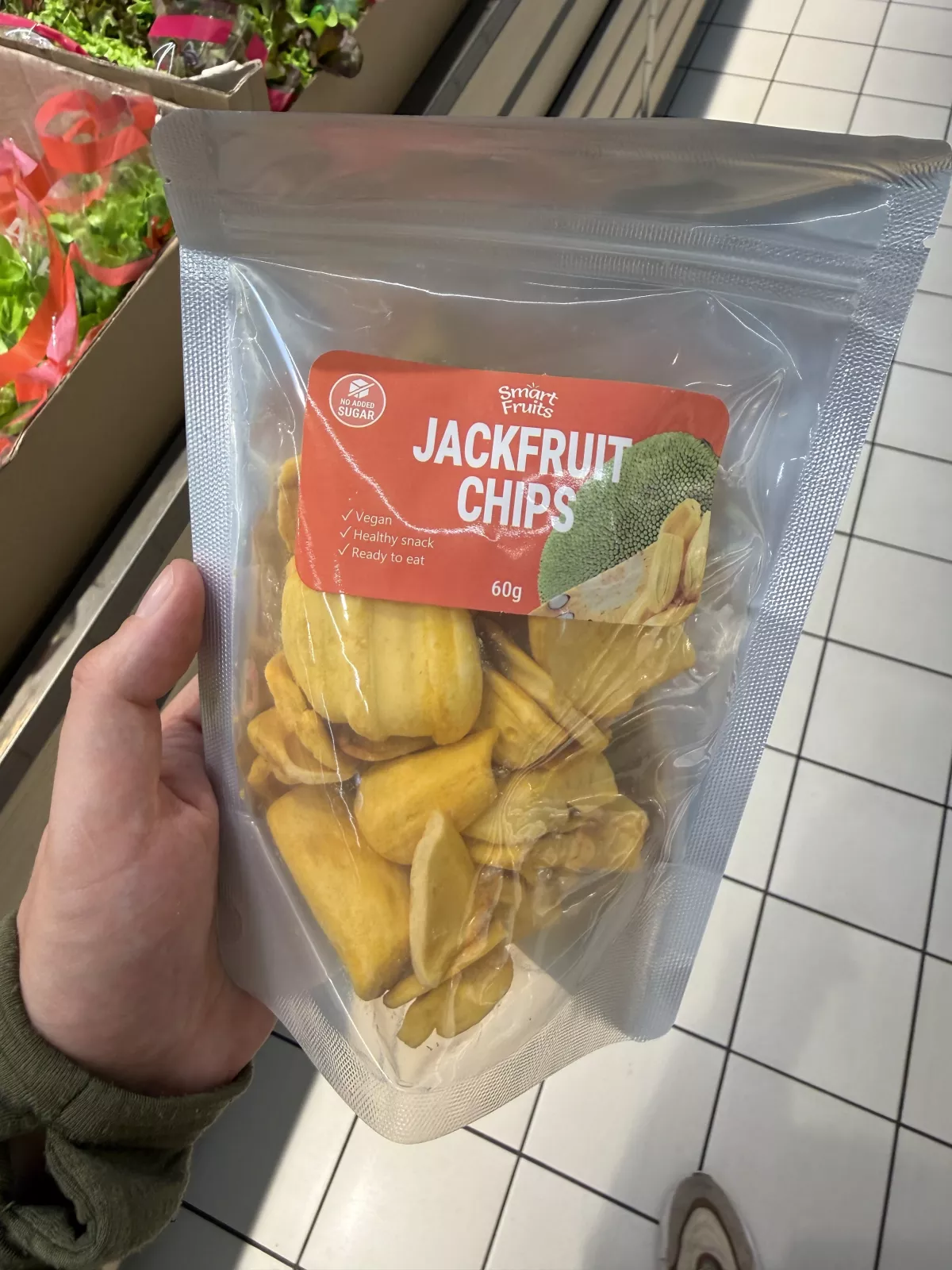 Smart Fruits Jackfruit Chips / Chipsy z chlebowca suszone | 60g