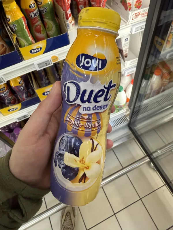 Jovi Duet na deser Jagoda-Wanilia | 350g