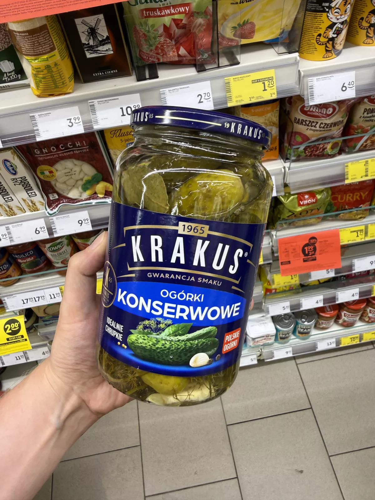 Krakus Ogórki konserwowe | 920g