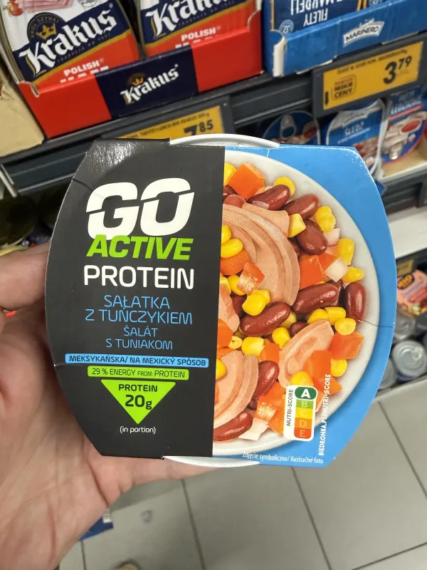 Go Active Protein Sałatka z tuńczykiem meksykańska | 160g