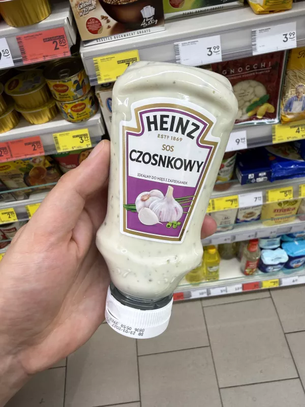 Heinz Sos Czosnkowy | 230g / 220ml