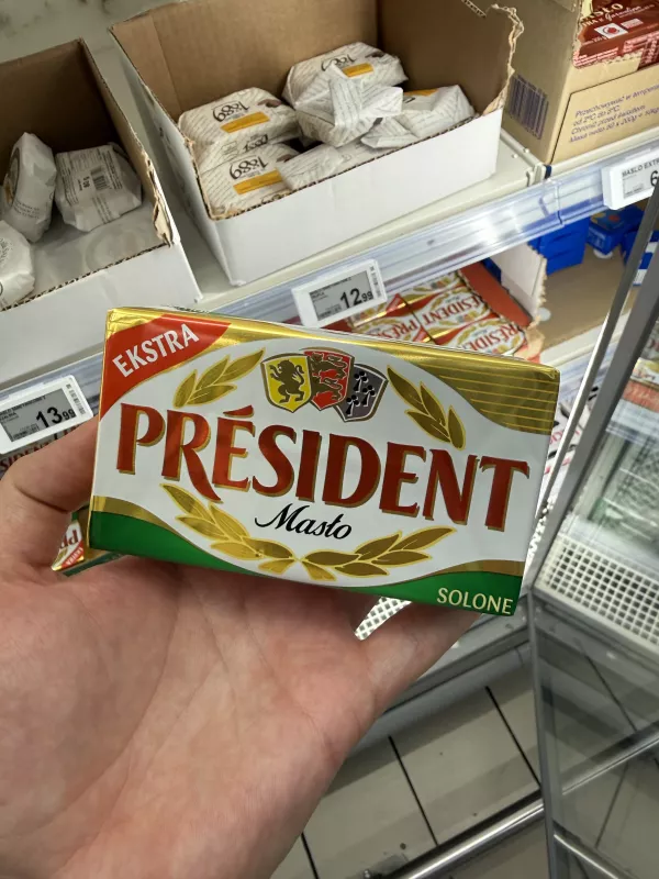 Président Masło Ekstra solone 80% | 200g