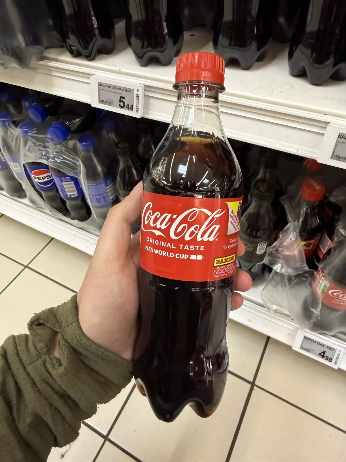 Coca-Cola Original Taste FIFA World Cup 26 (naklejki Panini) | 500ml