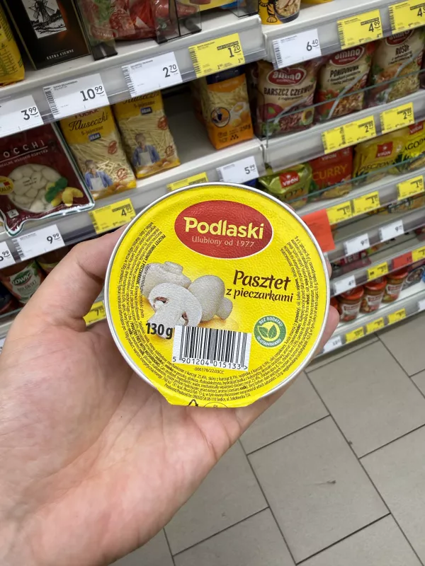 Drosed Podlaski Pasztet z pieczarkami | 130g