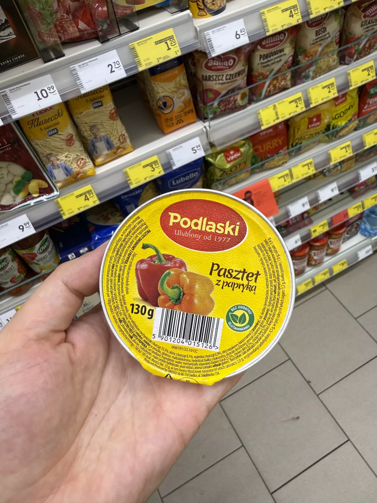 Drosed Podlaski Pasztet z papryką | 130g