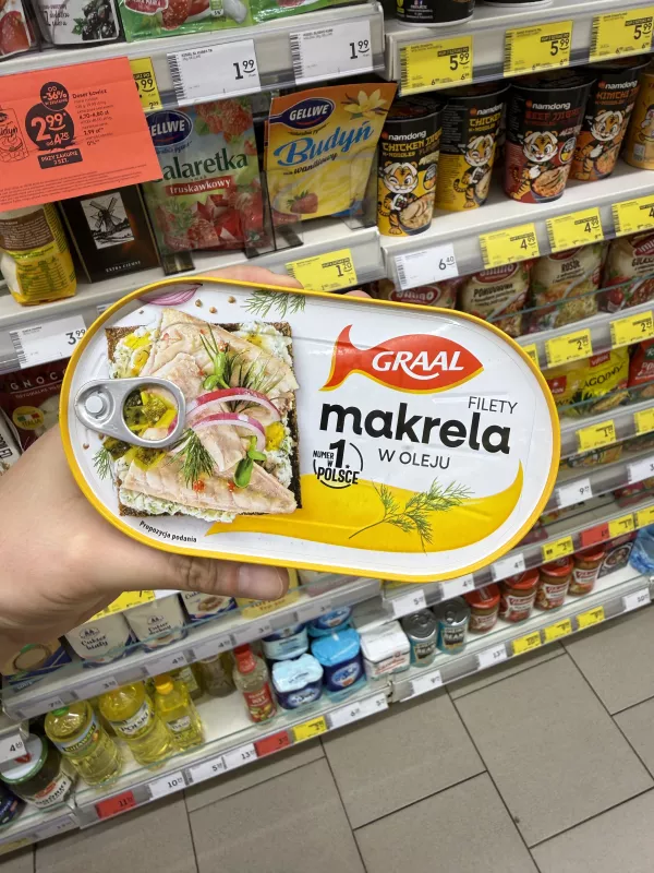Graal Filety z makreli w oleju | 170g