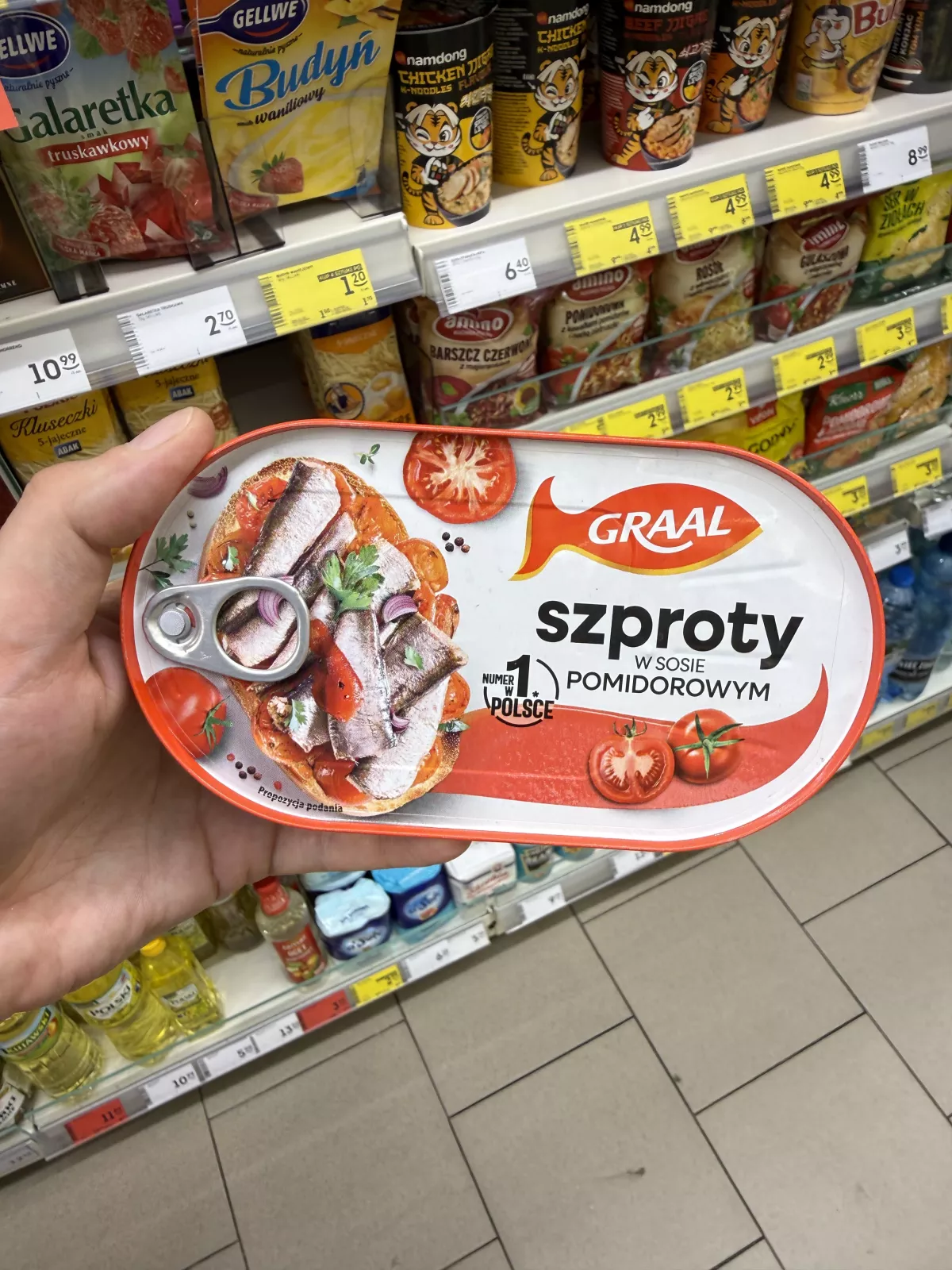 Graal Szproty w sosie pomidorowym | 170g