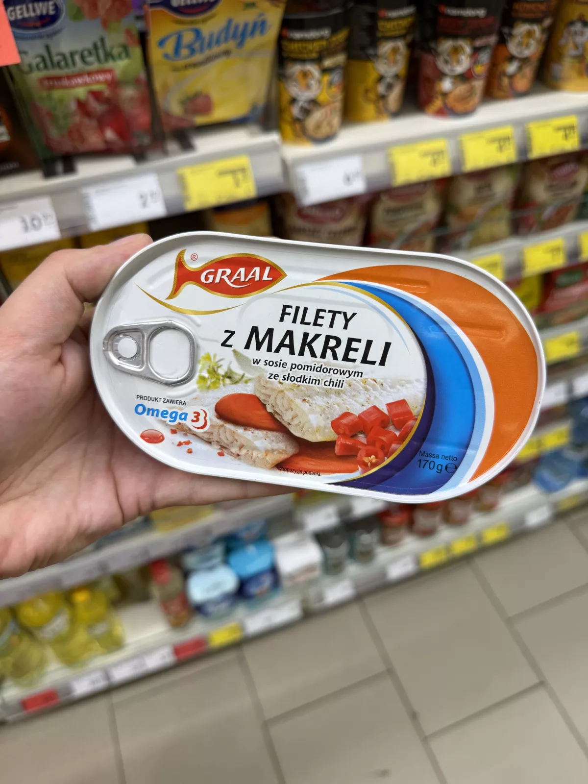 Graal Filety z makreli w sosie pomidorowym ze słodkim chili | 170g