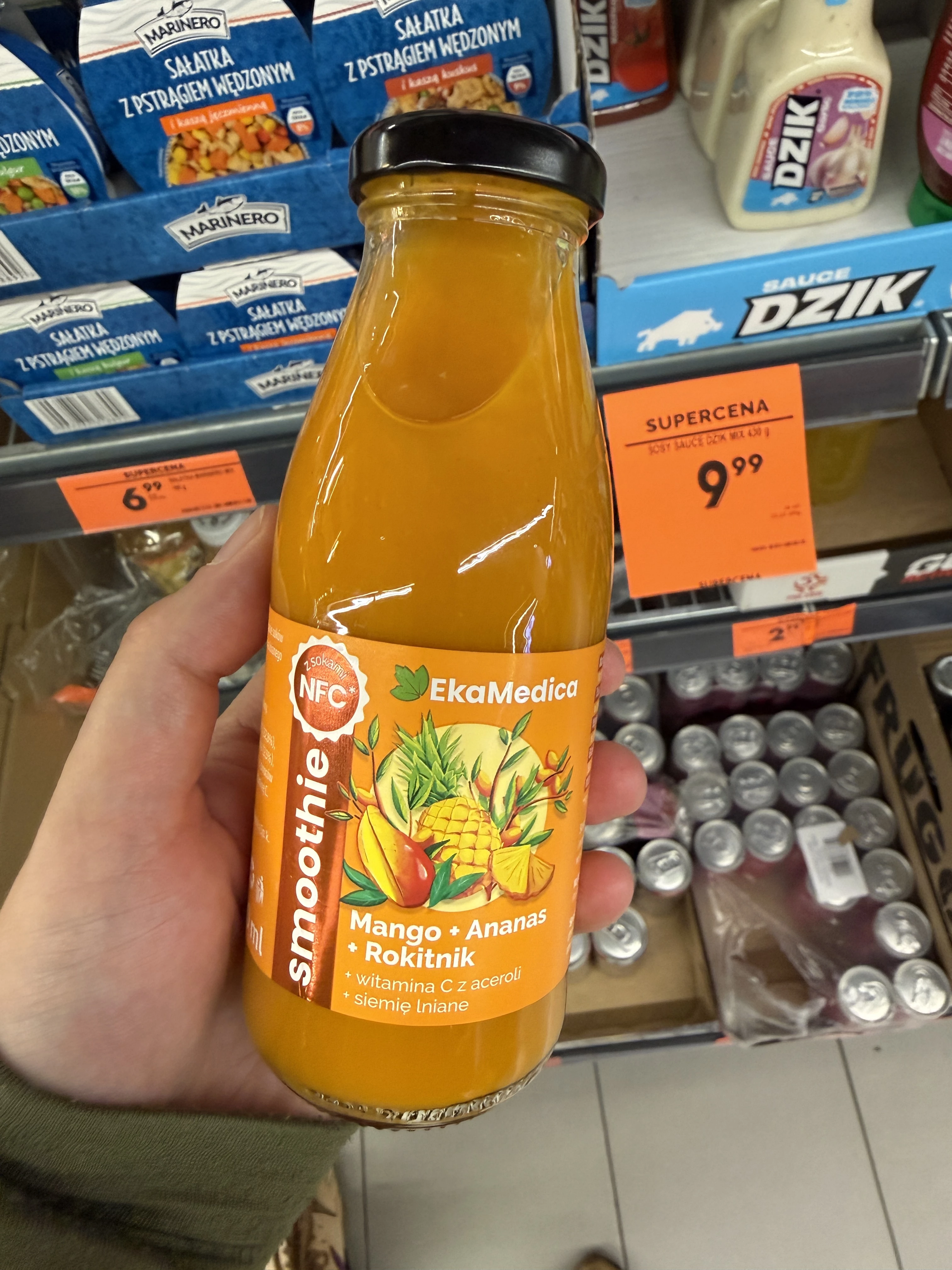 EkaMedica Smoothie Mango + Ananas + Rokitnik | 250ml