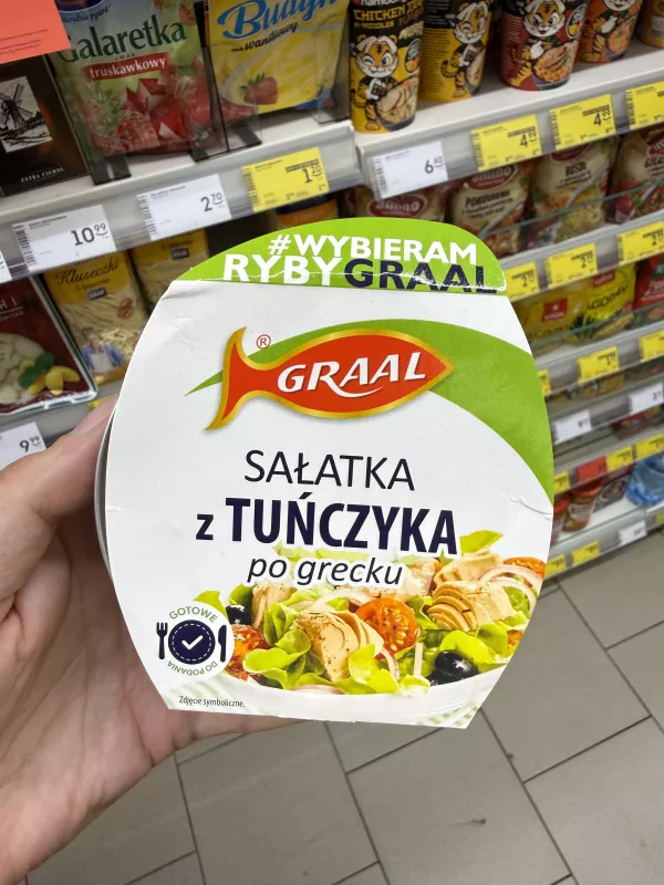 Graal Sałatka z tuńczyka po grecku | 160g