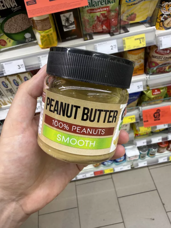Go On Peanut Butter Smooth 100% Peanuts krem orzechowy gładki | 180g